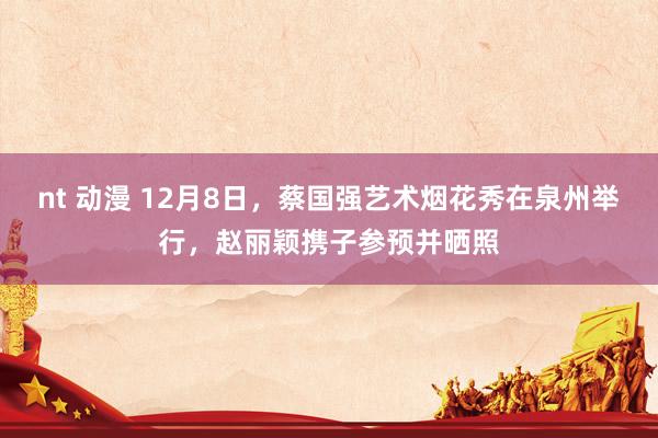 nt 动漫 12月8日，蔡国强艺术烟花秀在泉州举行，赵丽颖携子参预并晒照