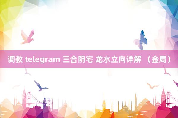 调教 telegram 三合阴宅 龙水立向详解 （金局）