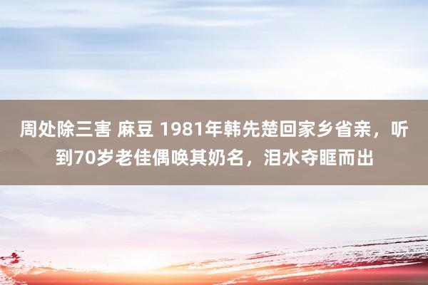 周处除三害 麻豆 1981年韩先楚回家乡省亲，听到70岁老佳